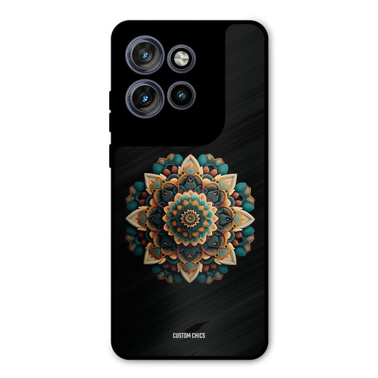 3d Mandala Art Motorola Edge 50 Neo Mobile Back Cover - Aesthetic PrintShield Case