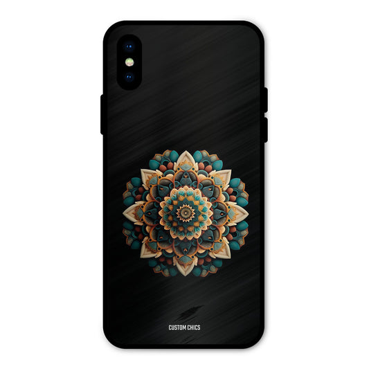 3d Mandala Art iPhone XS Mobile Back Cover - Aesthetic PrintShield Case