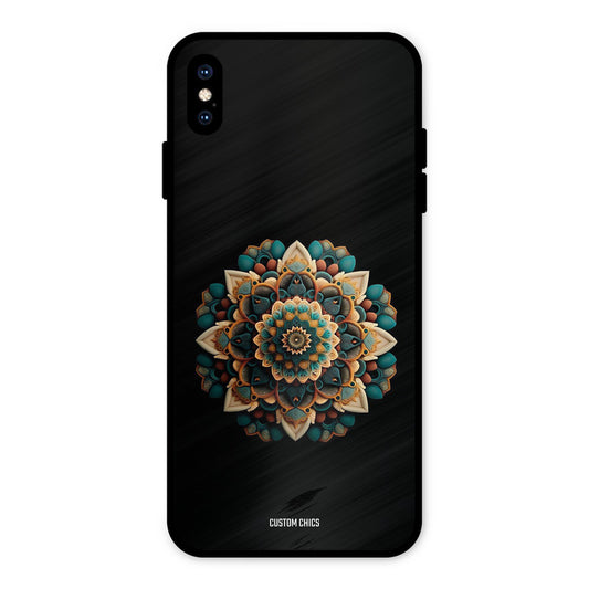 3d Mandala Art iPhone XS Max Mobile Back Cover - Aesthetic PrintShield Case