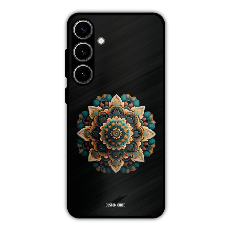 3d Mandala Art Samsung Galaxy S24 Plus Mobile Back Cover - Aesthetic PrintShield Case