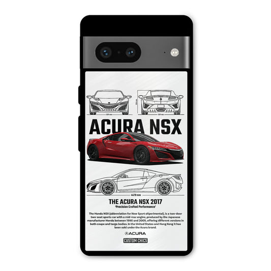 Acura NSX Google Pixel 7 Mobile Back Cover - Car&Bike PrintShield Case