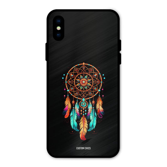 Aesthetic Dream Catcher iPhone XS Mobile Back Cover - Aesthetic PrintShield Case