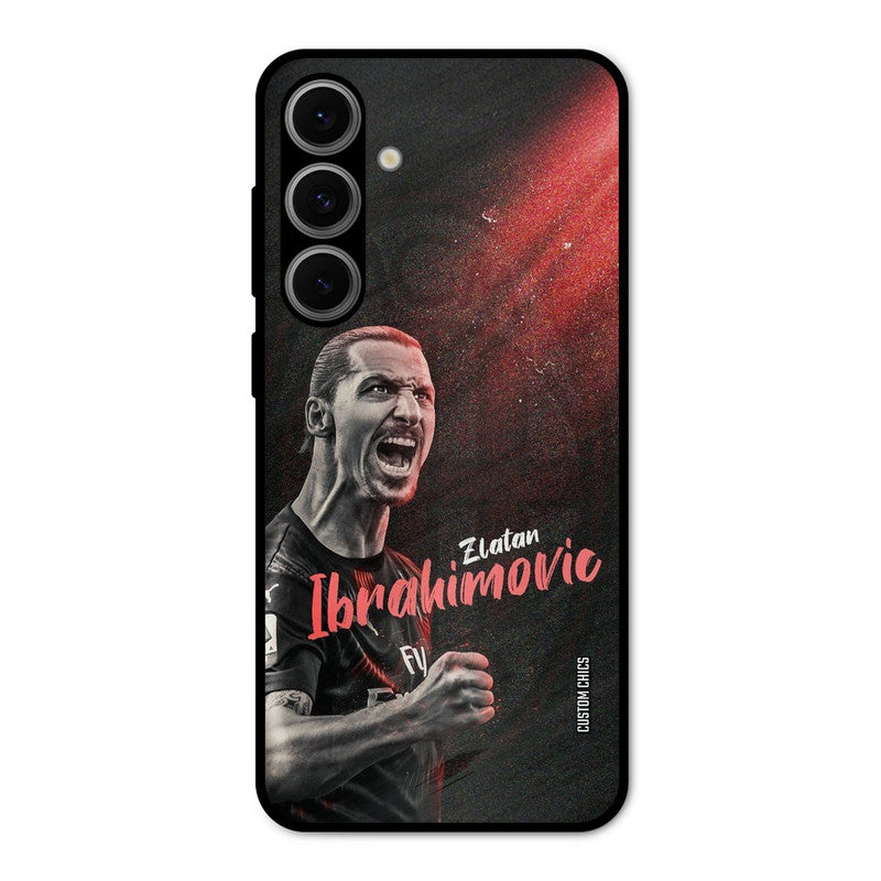 Agressive Ibrahimovic Samsung Galaxy S24 Mobile Back Cover - Sports PrintShield Case