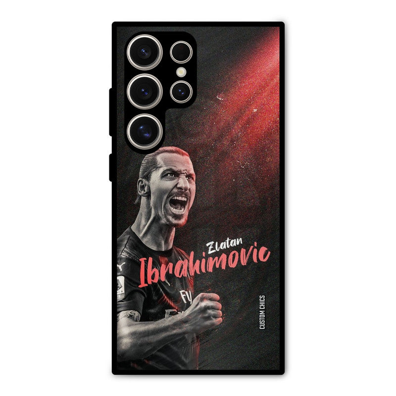 Agressive Ibrahimovic Samsung Galaxy S24 Ultra Mobile Back Cover - Sports PrintShield Case