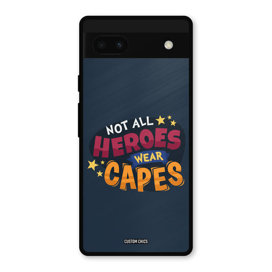 All Heroes Google Pixel 6a Mobile Back Cover - Typography PrintShield Case