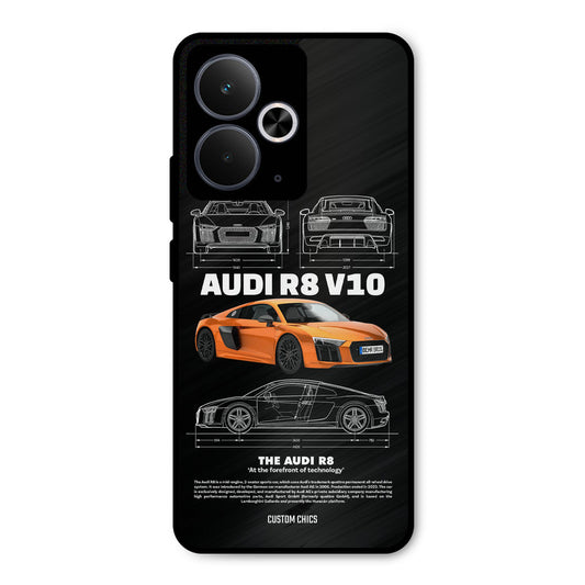 Audi R8 Realme 14T Mobile Back Cover - Car&Bike PrintShield Case