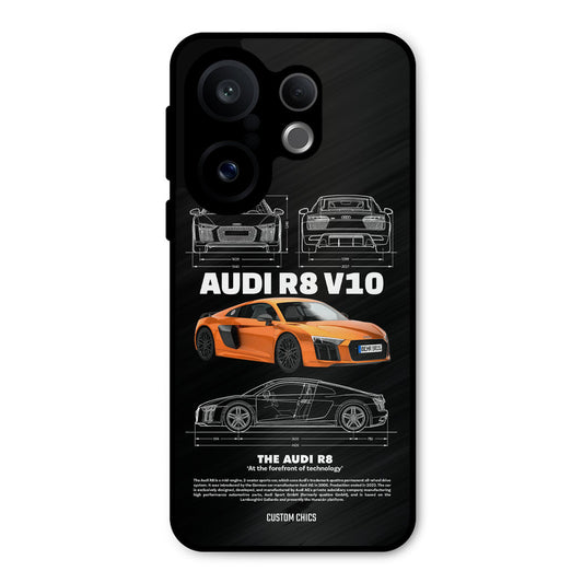 Audi R8 Vivo X200 FE Mobile Back Cover - Car&Bike PrintShield Case