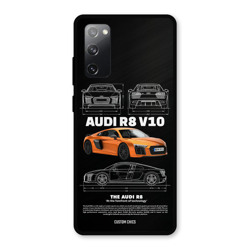 Audi R8 Samsung Galaxy S20 FE Mobile Back Cover - Car&Bike PrintShield Case