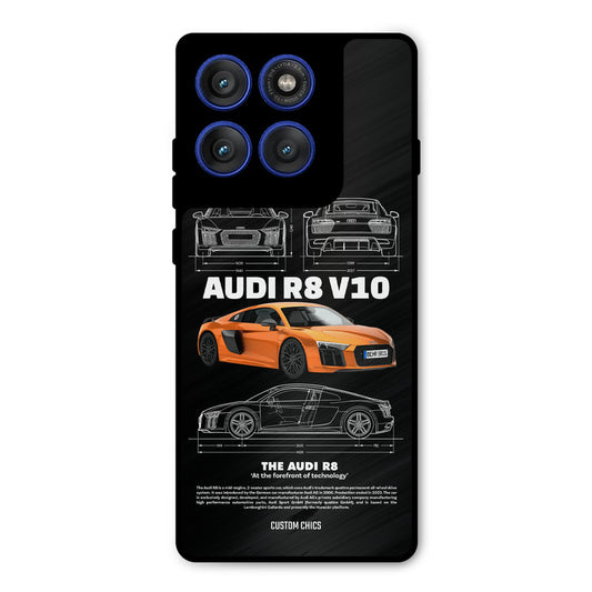 Audi R8 Motorola Edge 60 Pro Mobile Back Cover - Car&Bike PrintShield Case
