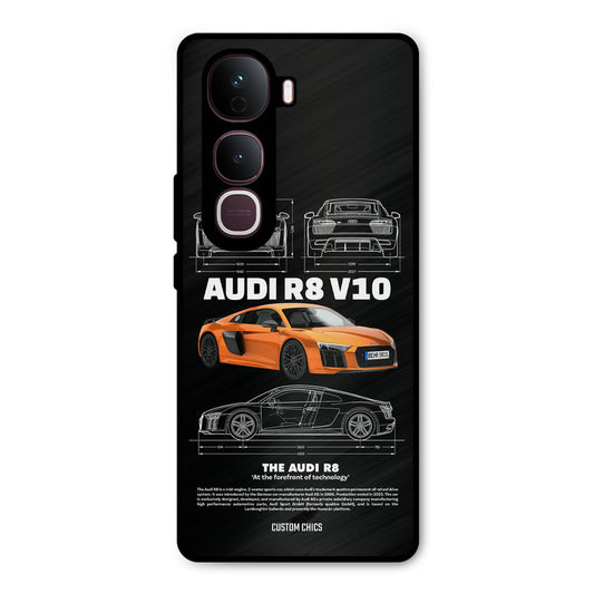 Audi R8 Vivo Y400 Pro Mobile Back Cover - Car&Bike PrintShield Case