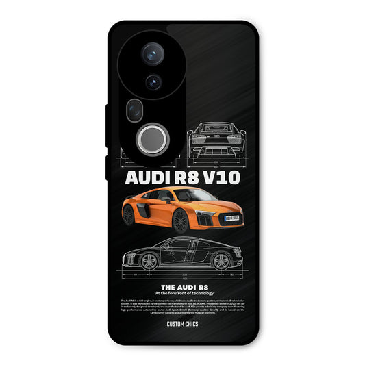 Audi R8 Vivo T4 Ultra Mobile Back Cover - Car&Bike PrintShield Case