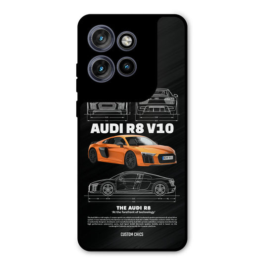 Audi R8 Motorola Edge 50 Neo Mobile Back Cover - Car&Bike PrintShield Case