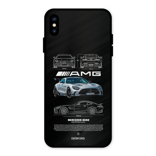BMW AMG iPhone XS Max Mobile Back Cover - Car&Bike PrintShield Case