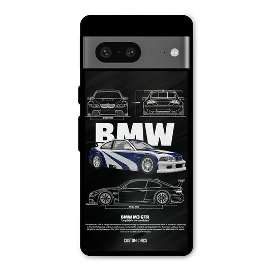 BMW GTR Google Pixel 7 Mobile Back Cover - Car&Bike PrintShield Case