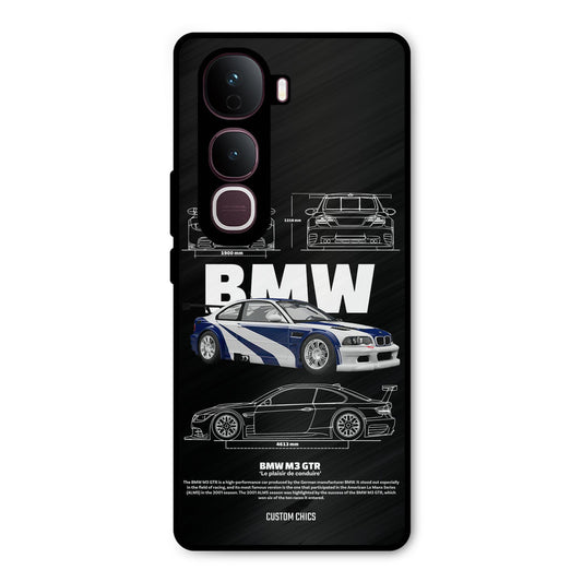 BMW GTR Vivo Y400 Pro Mobile Back Cover - Car&Bike PrintShield Case