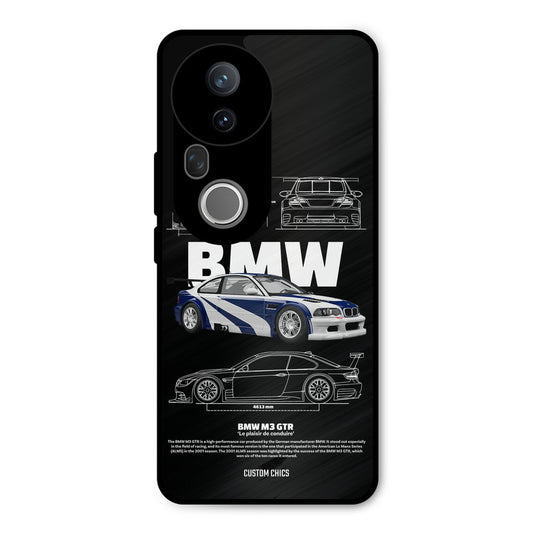 BMW GTR Vivo T4 Ultra Mobile Back Cover - Car&Bike PrintShield Case