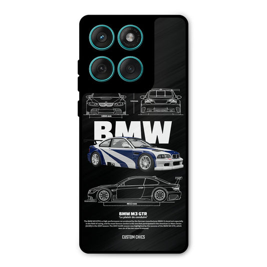 BMW GTR Motorola Edge 60 Fusion Mobile Back Cover - Car&Bike PrintShield Case