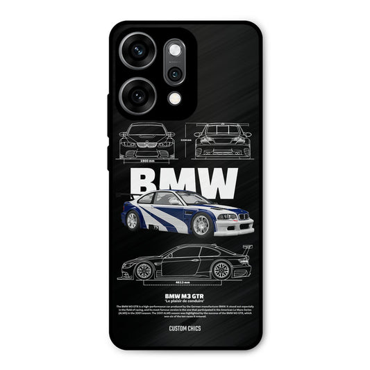 BMW GTR Oppo Reno 14 Pro Mobile Back Cover - Car&Bike PrintShield Case