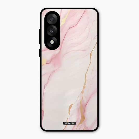 Baby Pink Marble Oneplus Nord 5 Mobile Back Cover - Aesthetic PrintShield Case