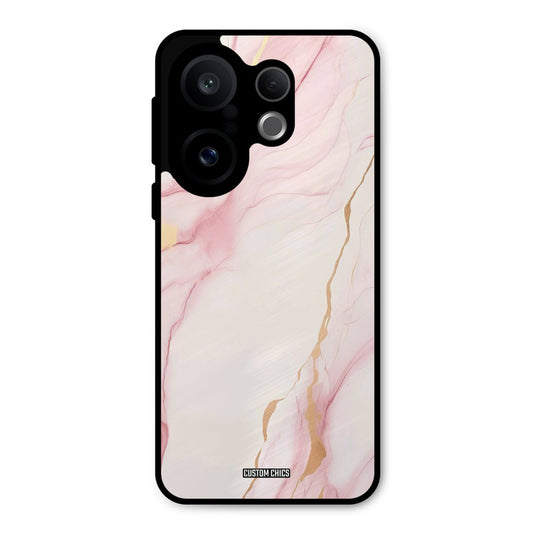 Baby Pink Marble Vivo X200 FE Mobile Back Cover - Aesthetic PrintShield Case