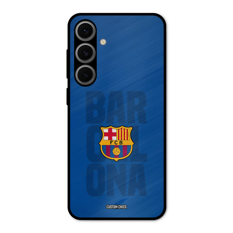 Barcelona Samsung Galaxy S24 Mobile Back Cover - Sports PrintShield Case