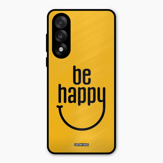 Be Happy Oneplus Nord 5 Mobile Back Cover - Typography PrintShield Case