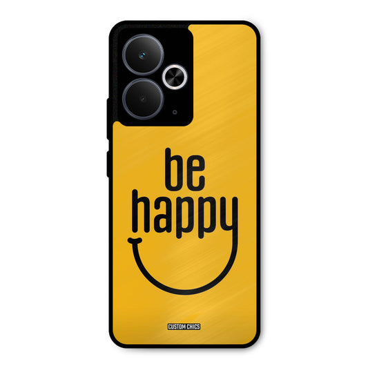 Be Happy Realme 14T Mobile Back Cover - Typography PrintShield Case
