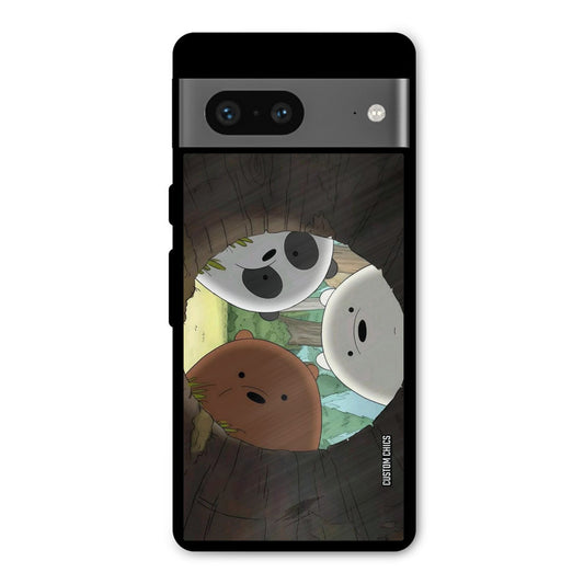 Bear Friends Google Pixel 7 Mobile Back Cover - Cute PrintShield Case