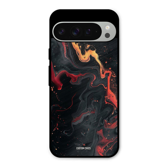 Black Artistic Art Google Pixel 9 Pro XL Mobile Back Cover - Aesthetic PrintShield Case