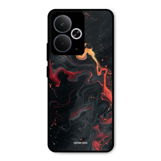 Black Artistic Art Realme 14T Mobile Back Cover - Aesthetic PrintShield Case