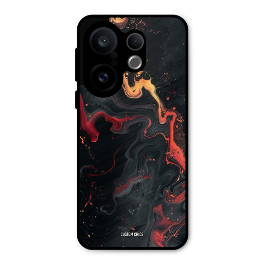 Black Artistic Art Vivo X200 FE Mobile Back Cover - Aesthetic PrintShield Case