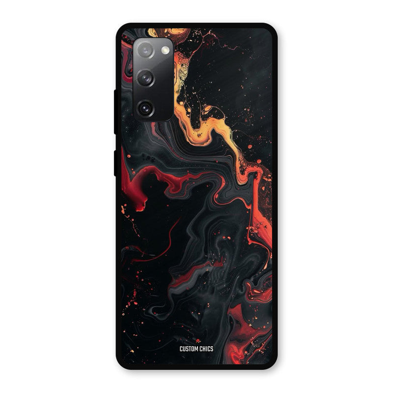 Black Artistic Art Samsung Galaxy S20 FE 5G Mobile Back Cover - Aesthetic PrintShield Case