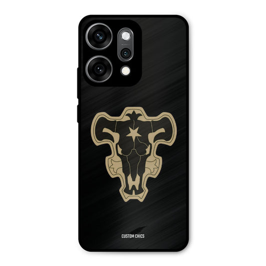 Black Bulls Logo Oppo Reno 14 Pro Mobile Back Cover - Anime PrintShield Case