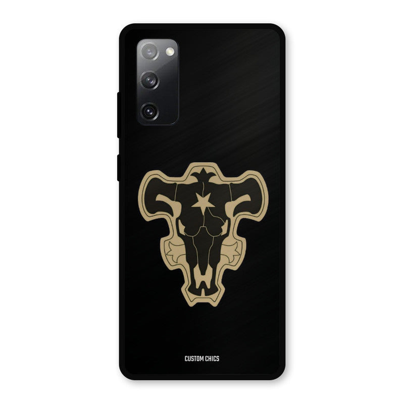 Black Bulls Logo Samsung Galaxy S20 FE 5G Mobile Back Cover - Anime PrintShield Case