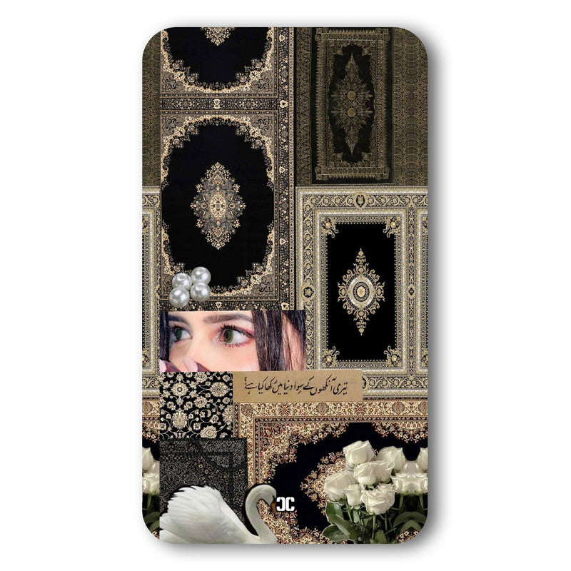Black Pashmina Eyes Case – Premium PrintShield Mobile Cover