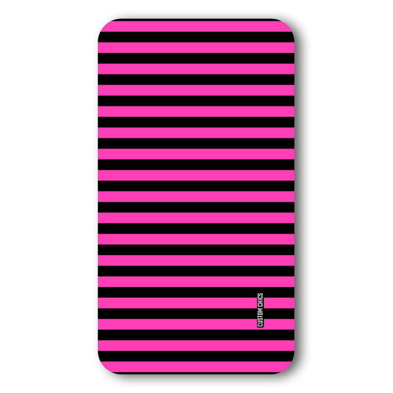 Black Pink Stripes Case – Premium PrintShield Mobile Cover