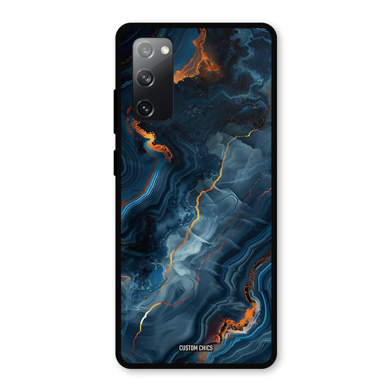 Blooming Blue Samsung Galaxy S20 FE 5G Mobile Back Cover - Aesthetic PrintShield Case