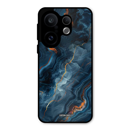 Blooming Blue Vivo X200 FE Mobile Back Cover - Aesthetic PrintShield Case