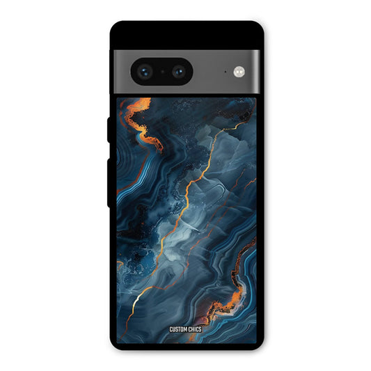 Blooming Blue Google Pixel 7 Mobile Back Cover - Aesthetic PrintShield Case