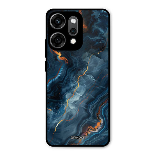 Blooming Blue Oppo Reno 14 Pro Mobile Back Cover - Aesthetic PrintShield Case