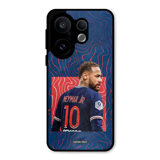 Blue Neymar Vivo X200 FE Mobile Back Cover - Sports PrintShield Case