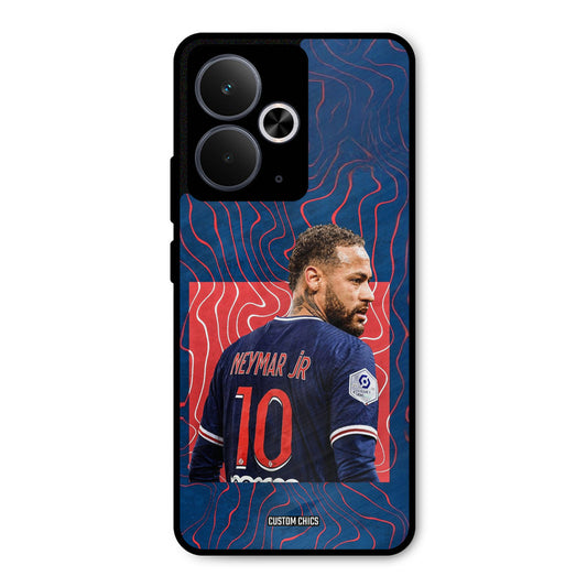 Blue Neymar Realme 14T Mobile Back Cover - Sports PrintShield Case
