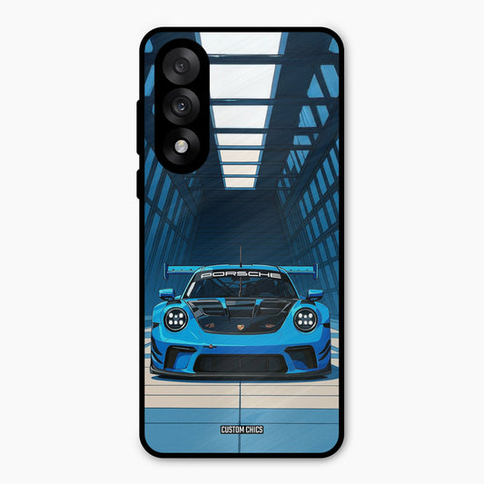 Blue Porsche Oneplus Nord 5 Mobile Back Cover - Car&Bike PrintShield Case