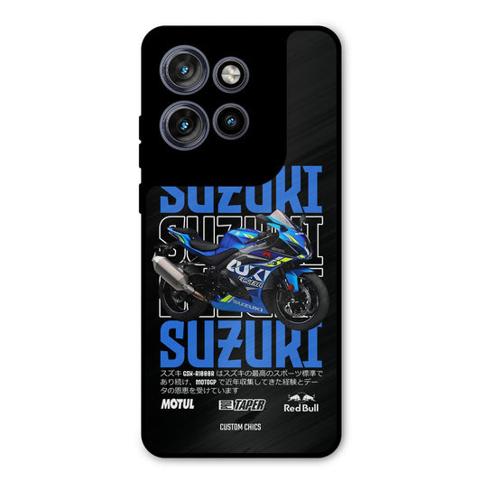 Blue Suzuki Motorola Edge 50 Neo Mobile Back Cover - Car&Bike PrintShield Case