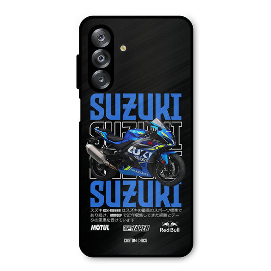 Blue Suzuki Samsung Galaxy A17 Mobile Back Cover - Car&Bike PrintShield Case