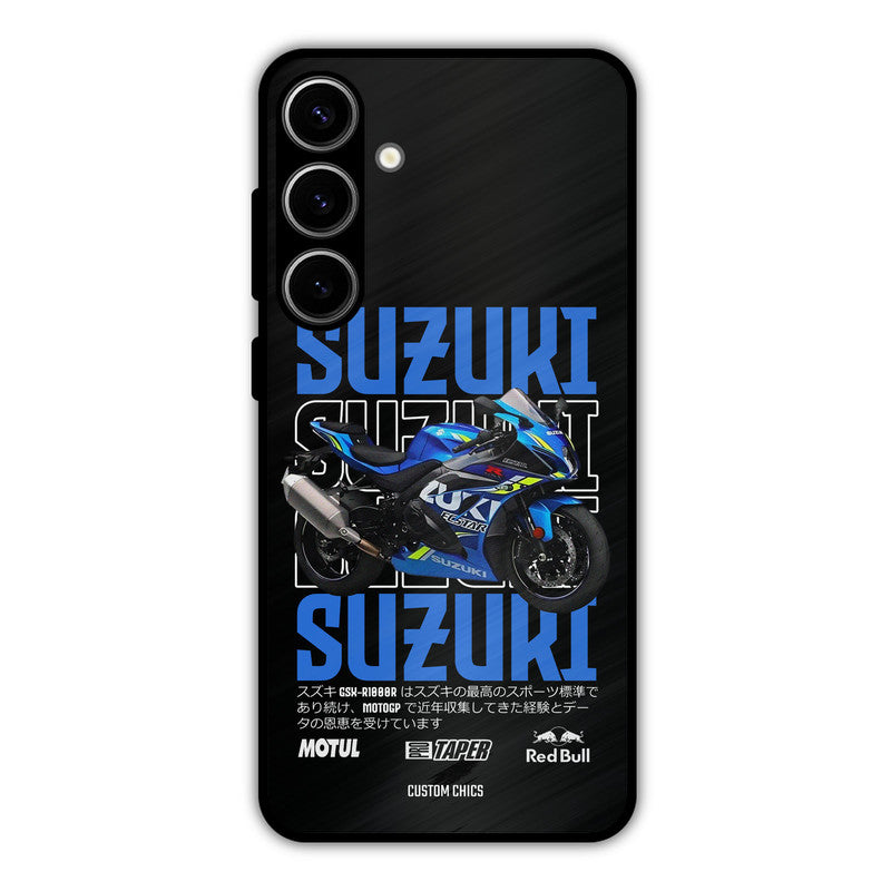 Blue Suzuki Samsung Galaxy S24 Plus Mobile Back Cover - Car&Bike PrintShield Case