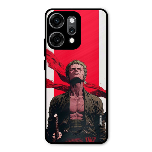 Calm Zoro Oppo Reno 14 Pro Mobile Back Cover - Anime PrintShield Case