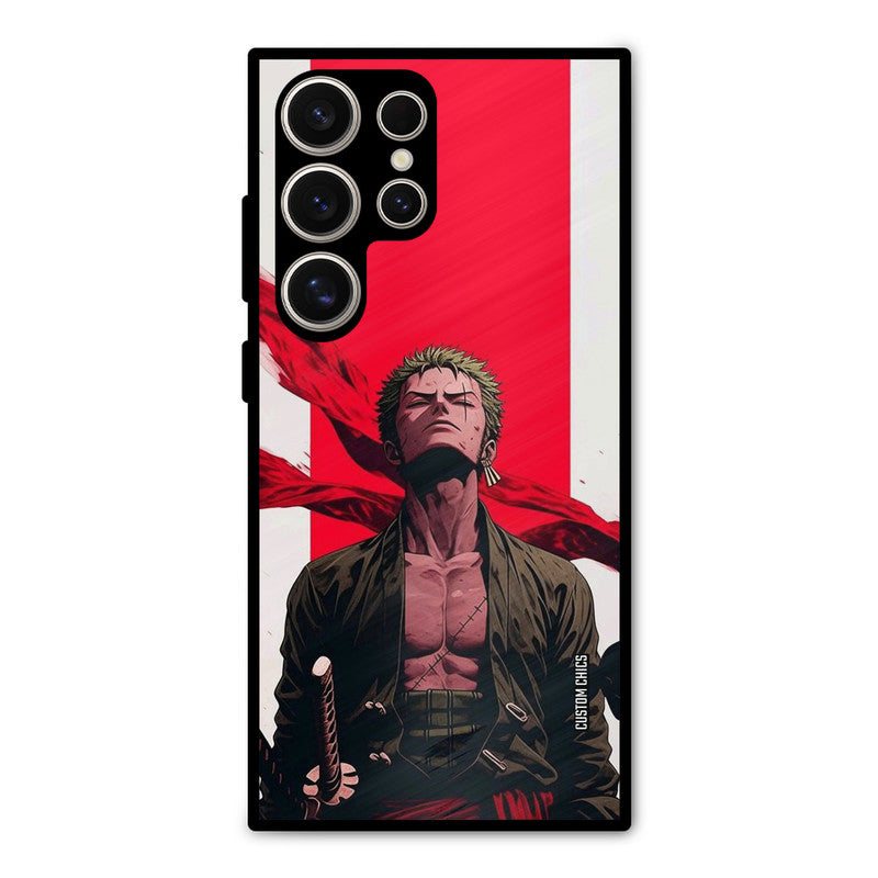 Calm Zoro Samsung Galaxy S24 Ultra Mobile Back Cover - Anime PrintShield Case