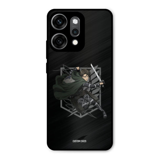 Captain Levi Oppo Reno 14 Pro Mobile Back Cover - Anime PrintShield Case