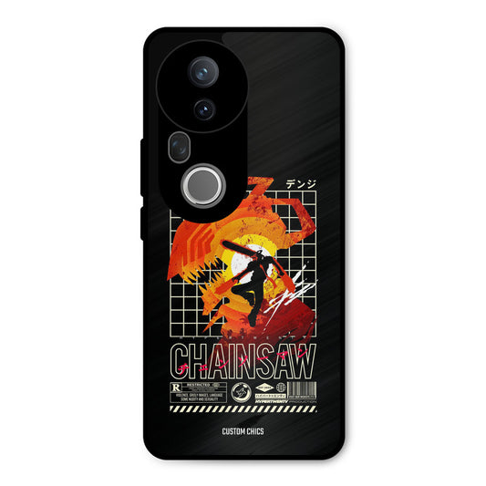 Chainsaw Typo Vivo T4 Ultra Mobile Back Cover - Anime PrintShield Case